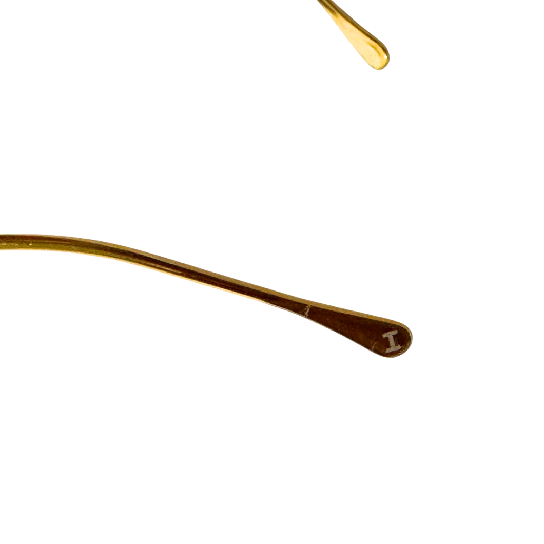 Illesteva Mirrored Aviator Sunglasses in Brown