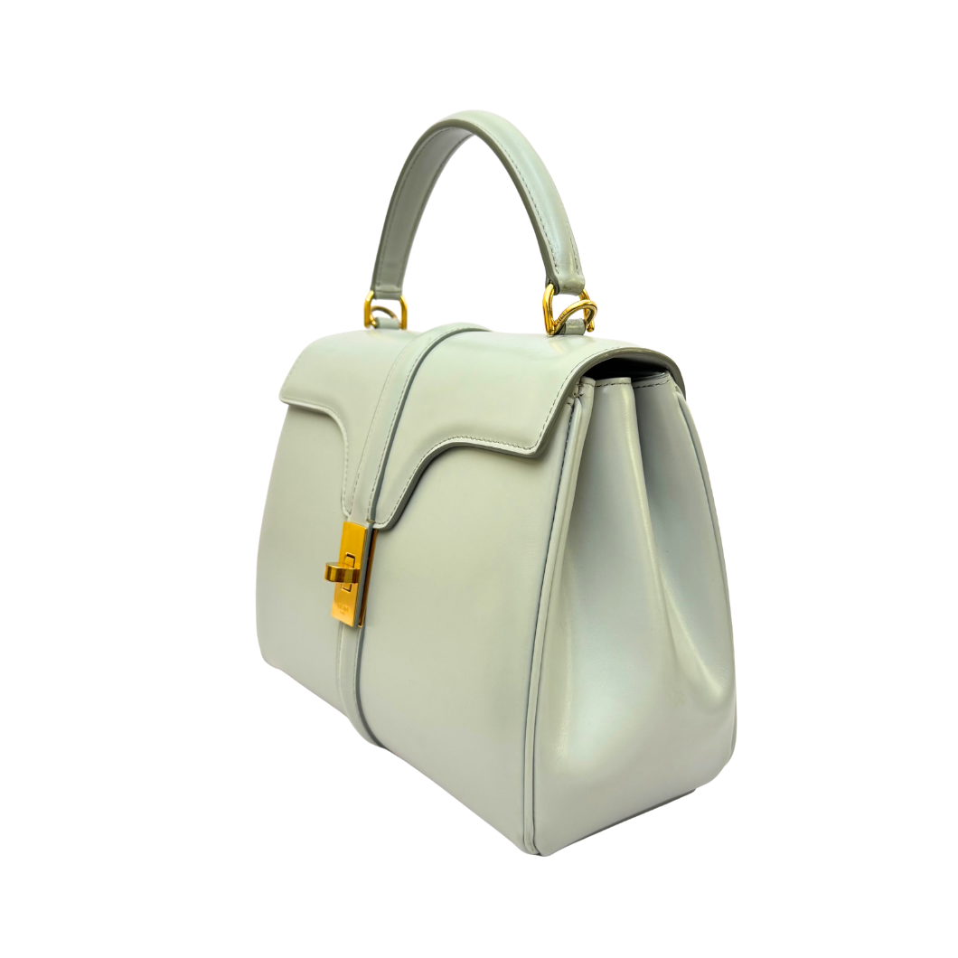 Celine 16 Bag in Soft Blue Calfskin