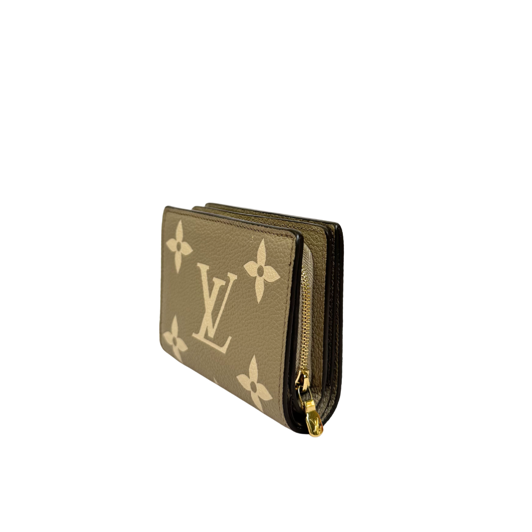 Louis Vuitton Cléa Wallet in Bicolour Monogram Empreinte Leather