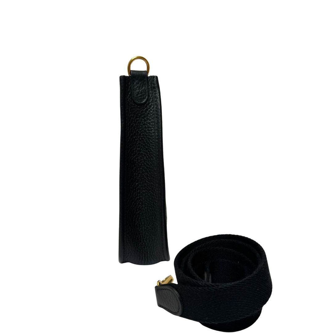 Hermès Evelyne 16 TPM in Noir Clemence Leather