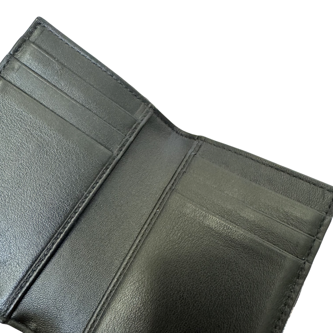 Dior Men's Bi-Fold Oblique Jacquard Card Holder