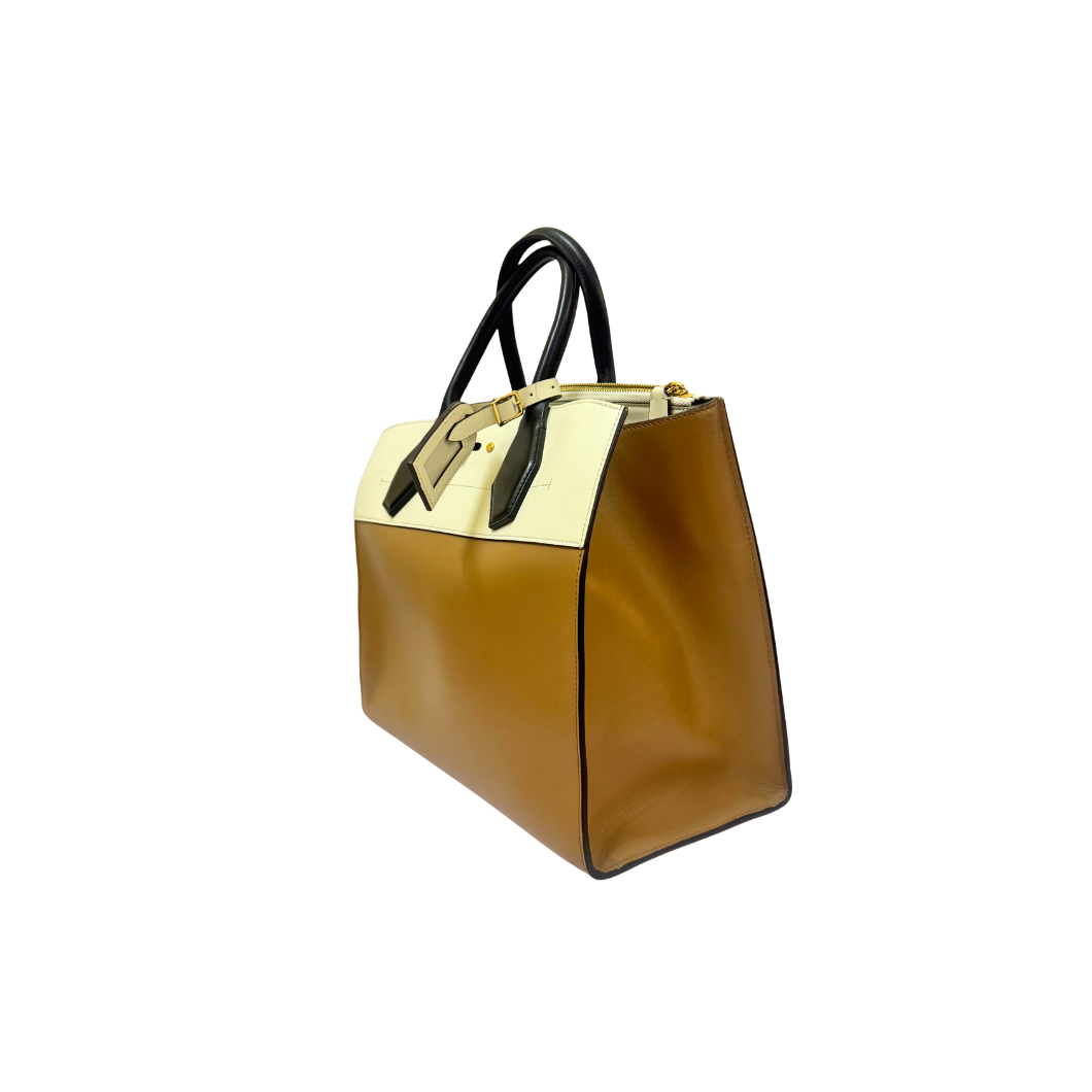 Louis Vuitton City Steamer in Tan & Cream