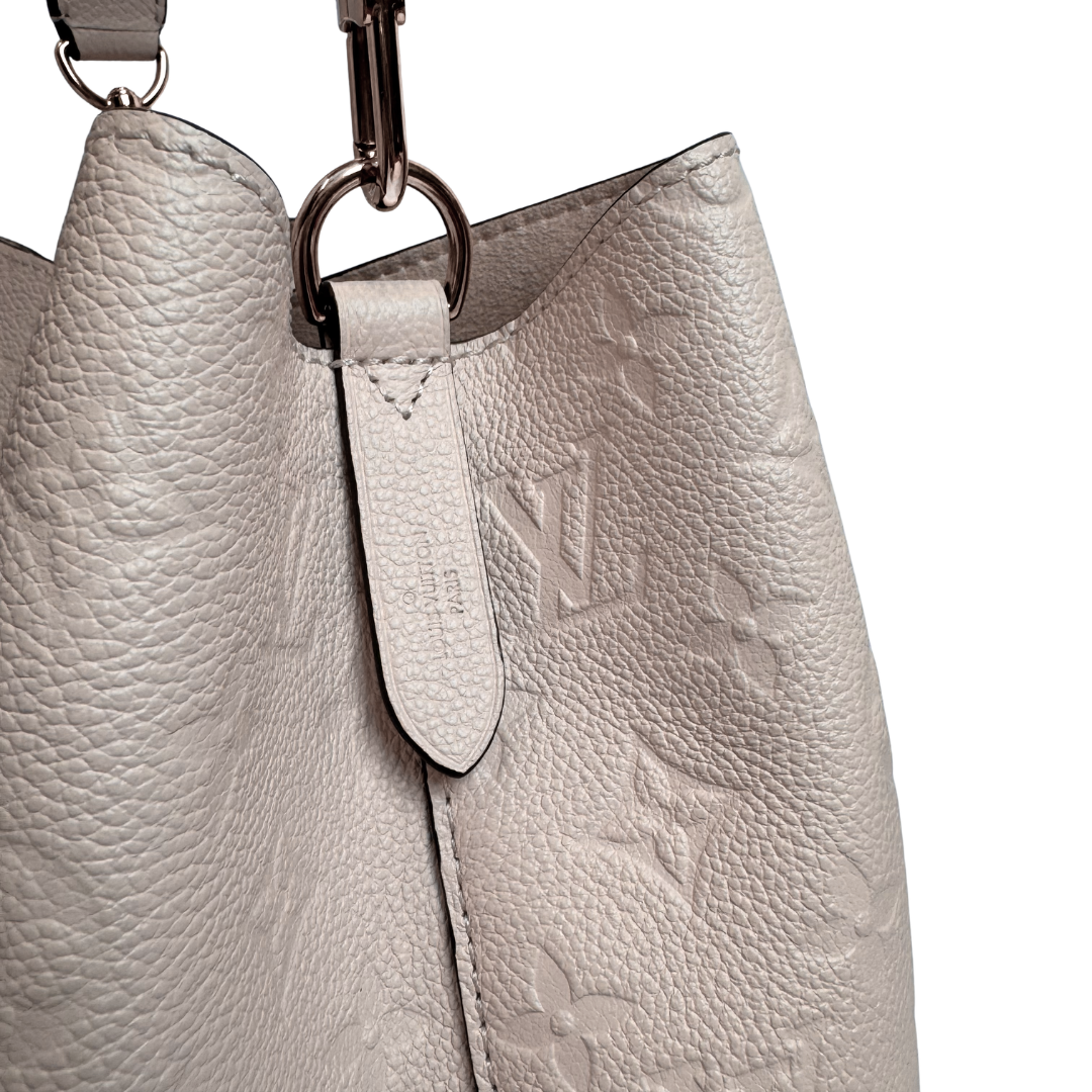 Louis Vuitton NeoNoe Bucket Bag in Crème Empreinte Leather