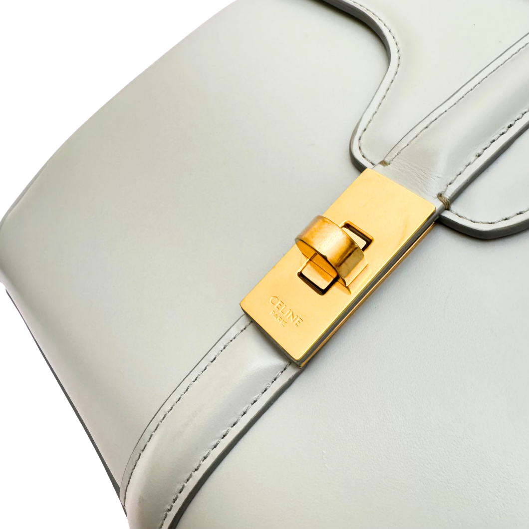Celine 16 Bag in Soft Blue Calfskin