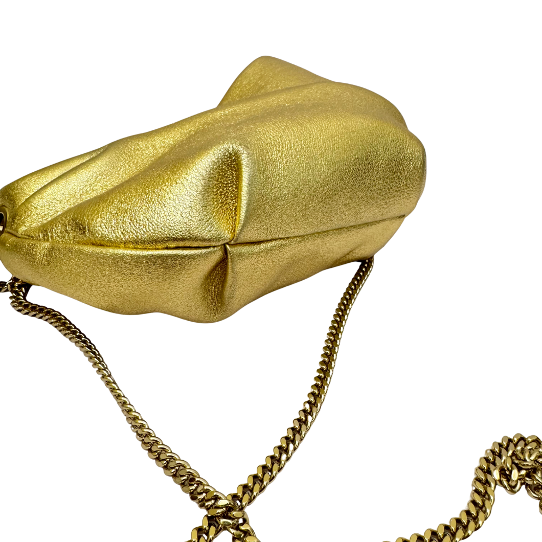 Jimmy Choo Bonny Mini Bag in Gold Metallic Leather