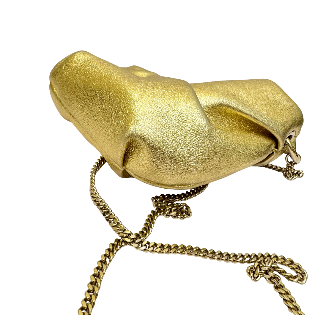 Jimmy Choo Bonny Mini Bag in Gold Metallic Leather
