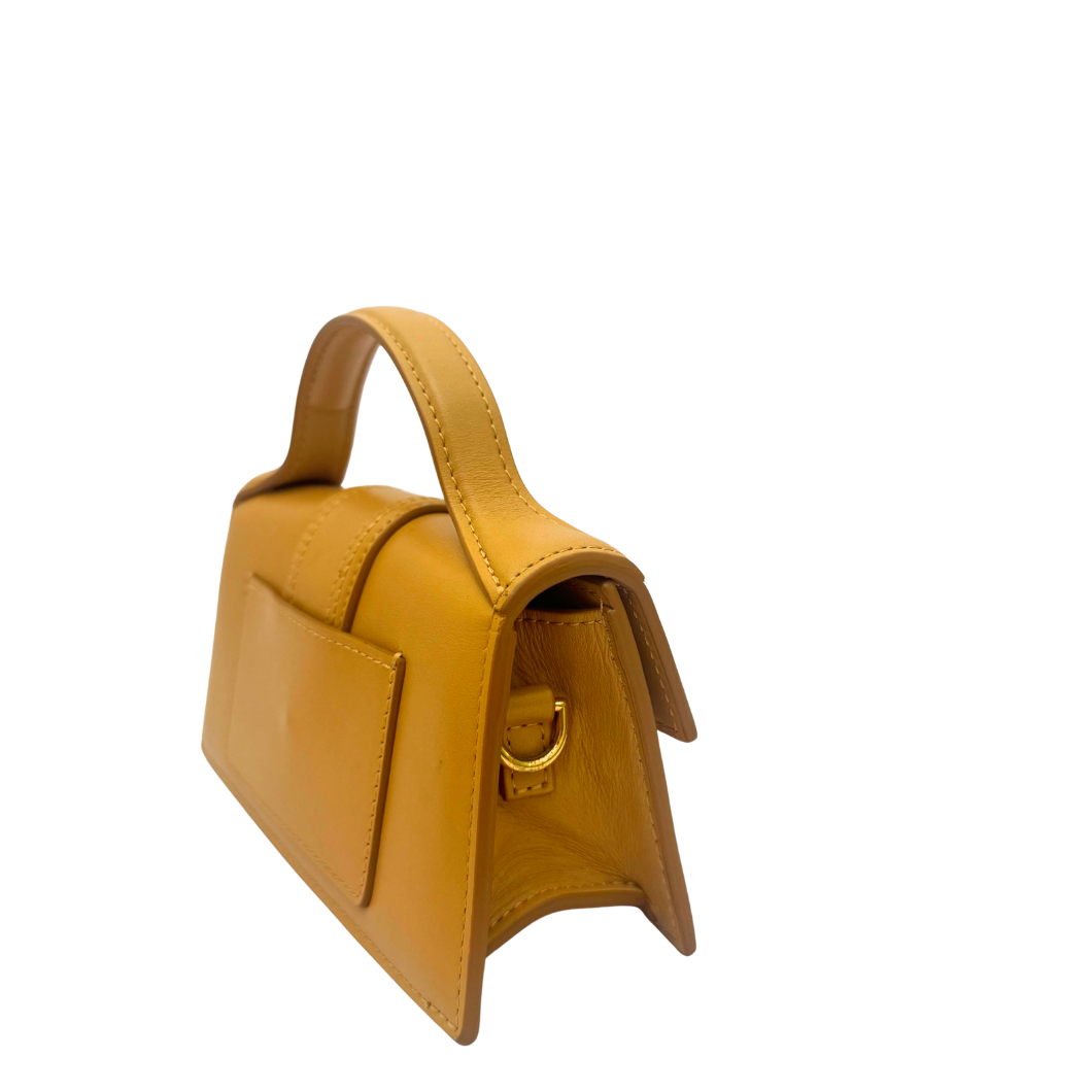 Jacquemus Le Bambino Bag in Mustard Leather