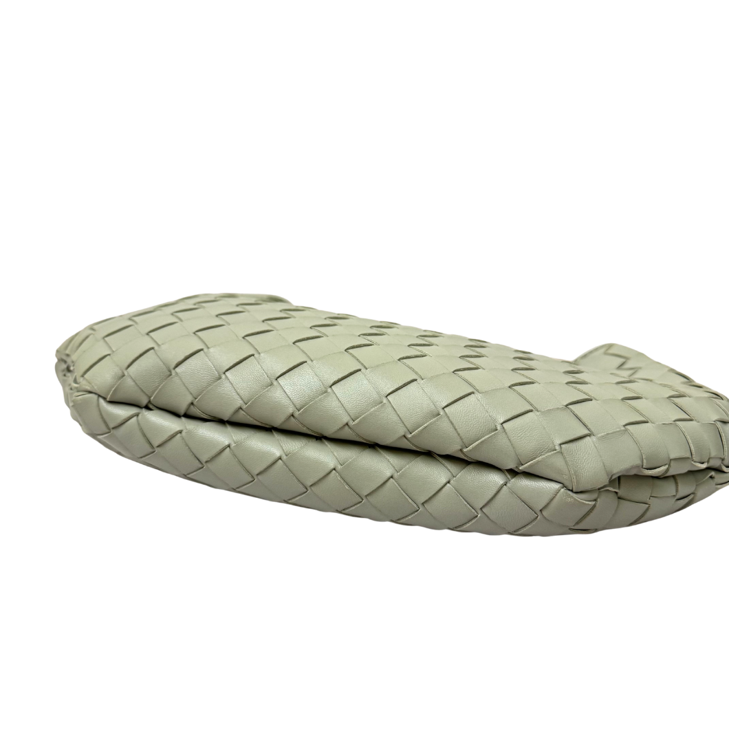 Bottega Veneta Medium Sardine Top Handle Bag in Sage Grey