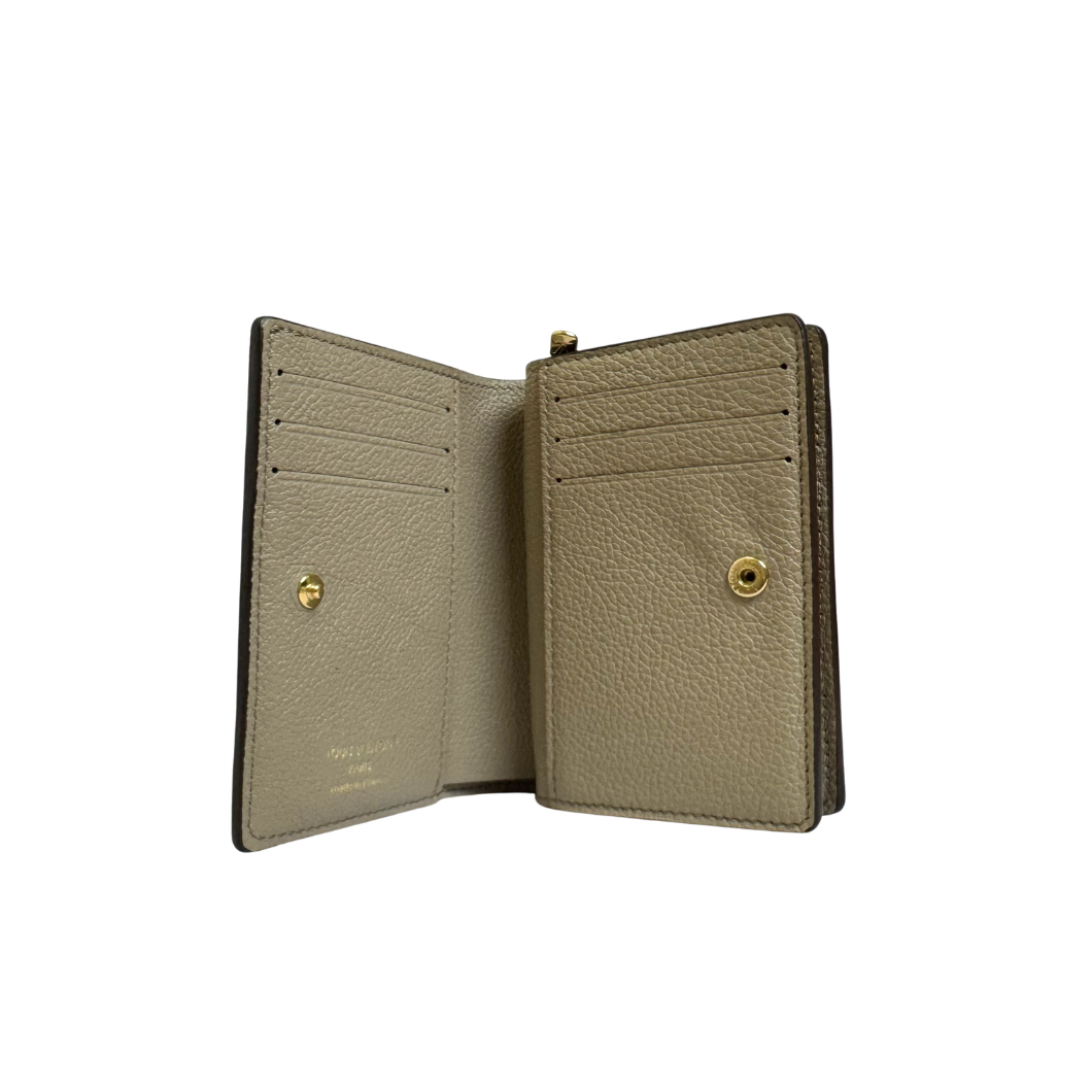 Louis Vuitton Cléa Wallet in Bicolour Monogram Empreinte Leather