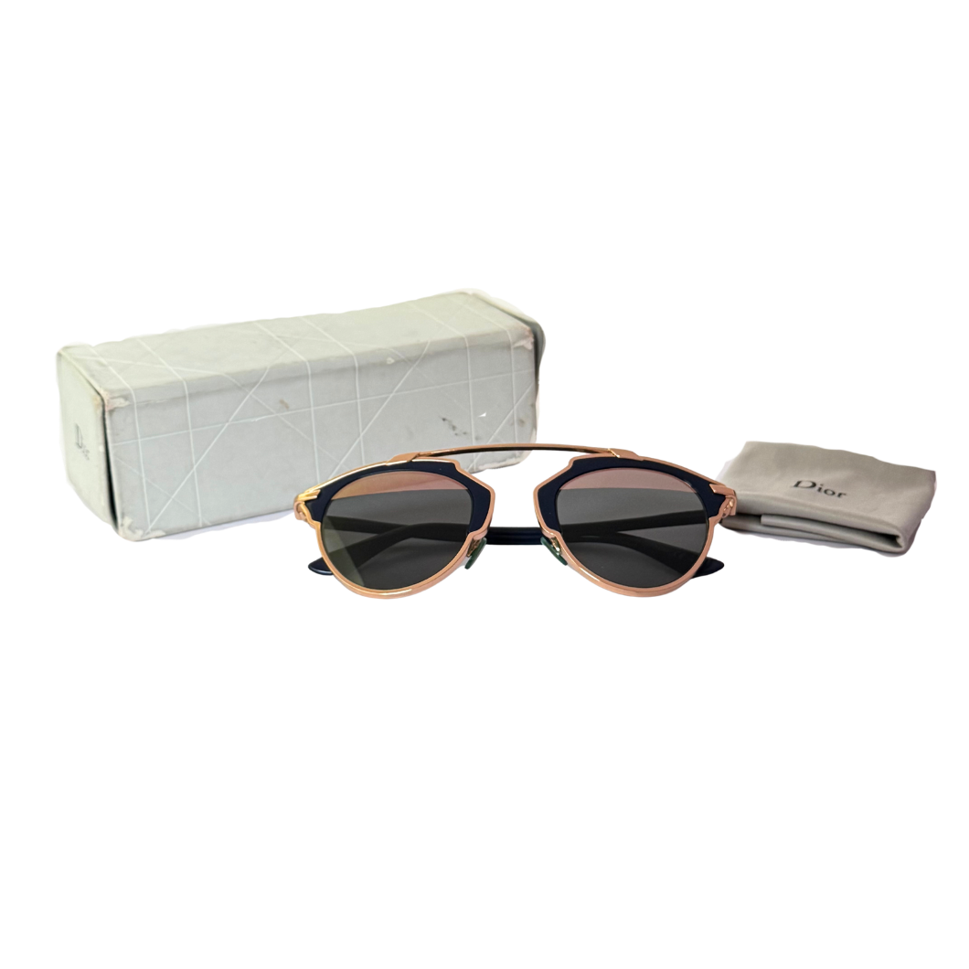 Christian Dior SoReal S-Cat Eye Sunglasses in Blue