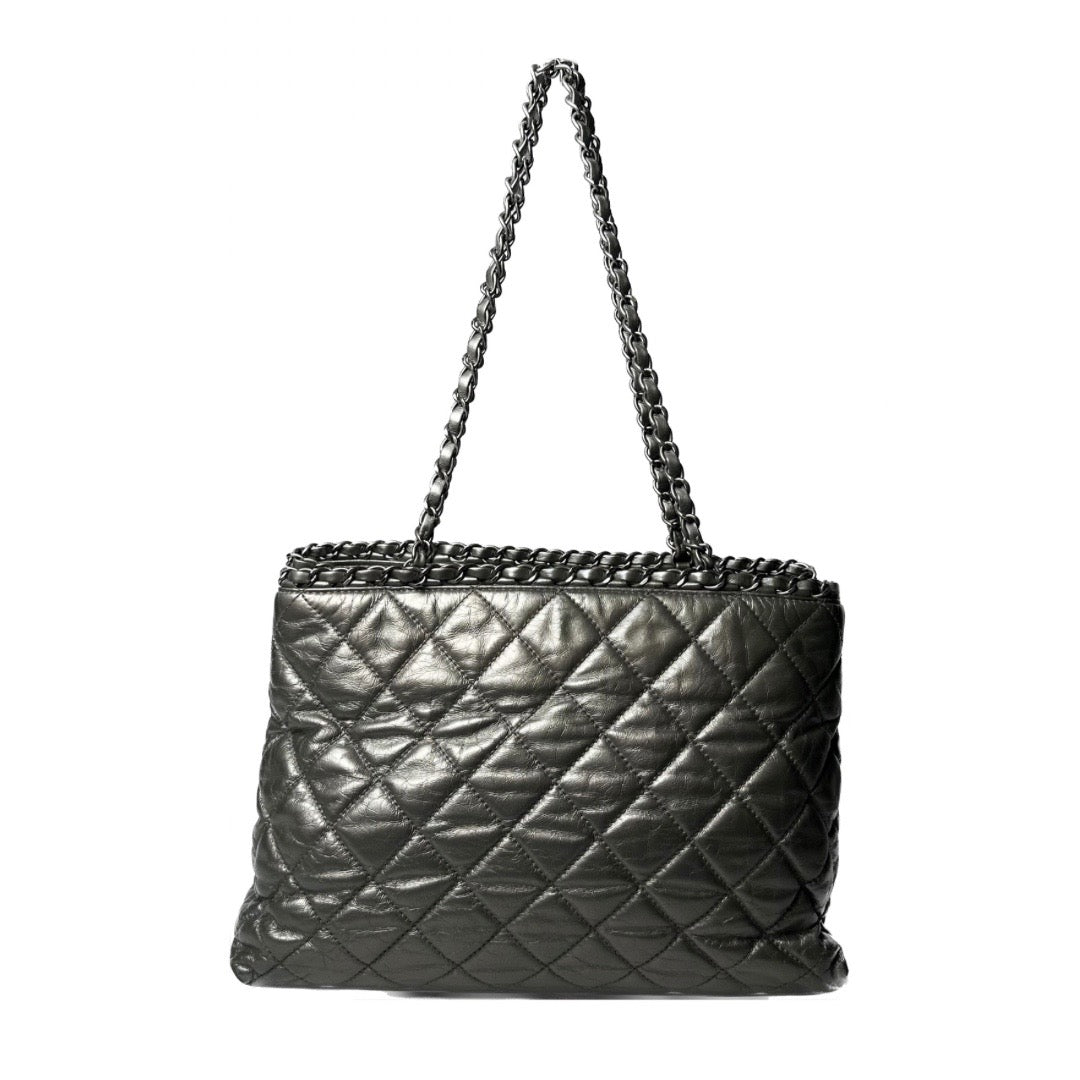 Chanel Chain Me Quilted Leather Tote