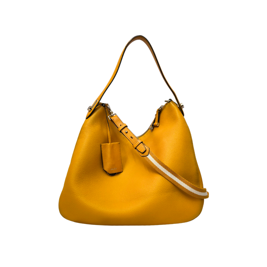 Bally Hobo Bag in Yellow Leather