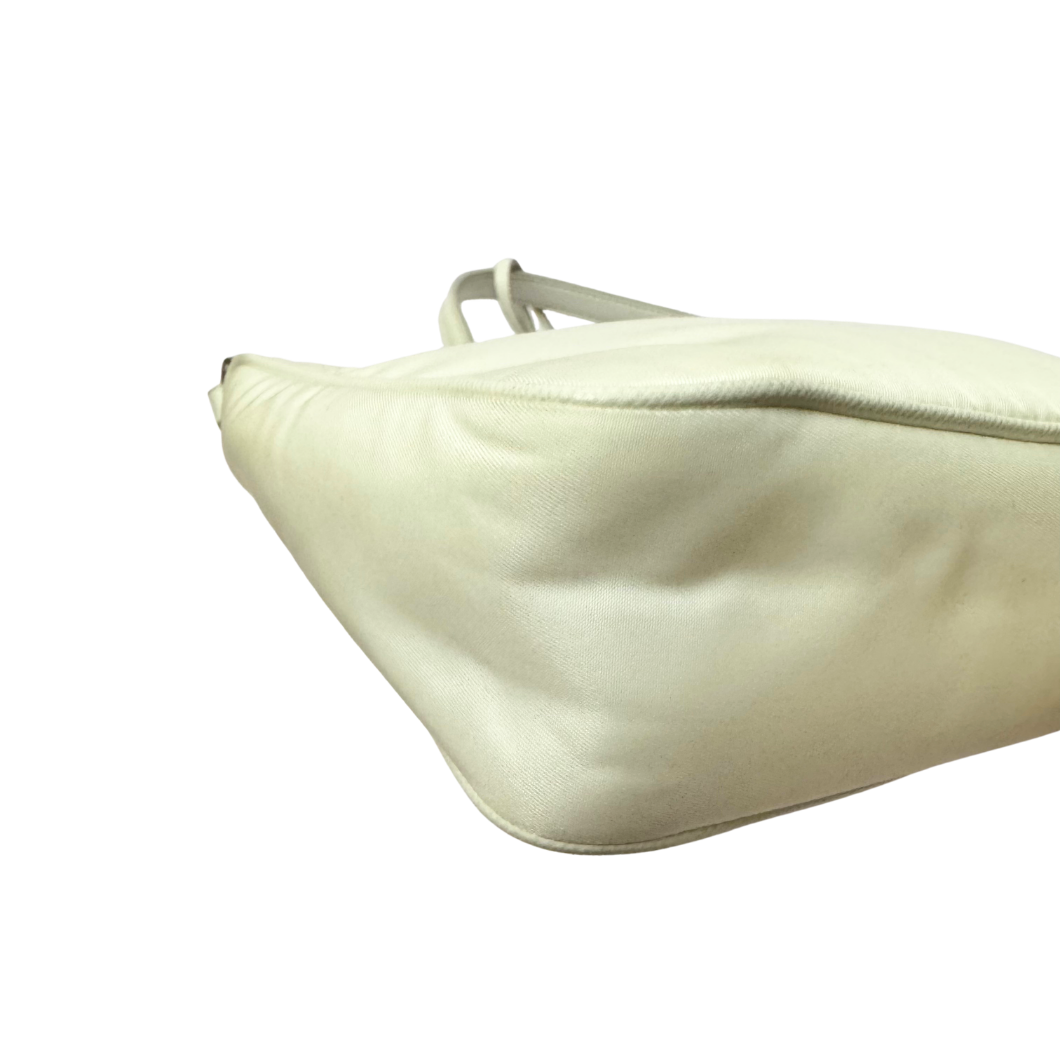 Prada Re-Edition 2005 Mini Hobo Bag in White Re-Nylon