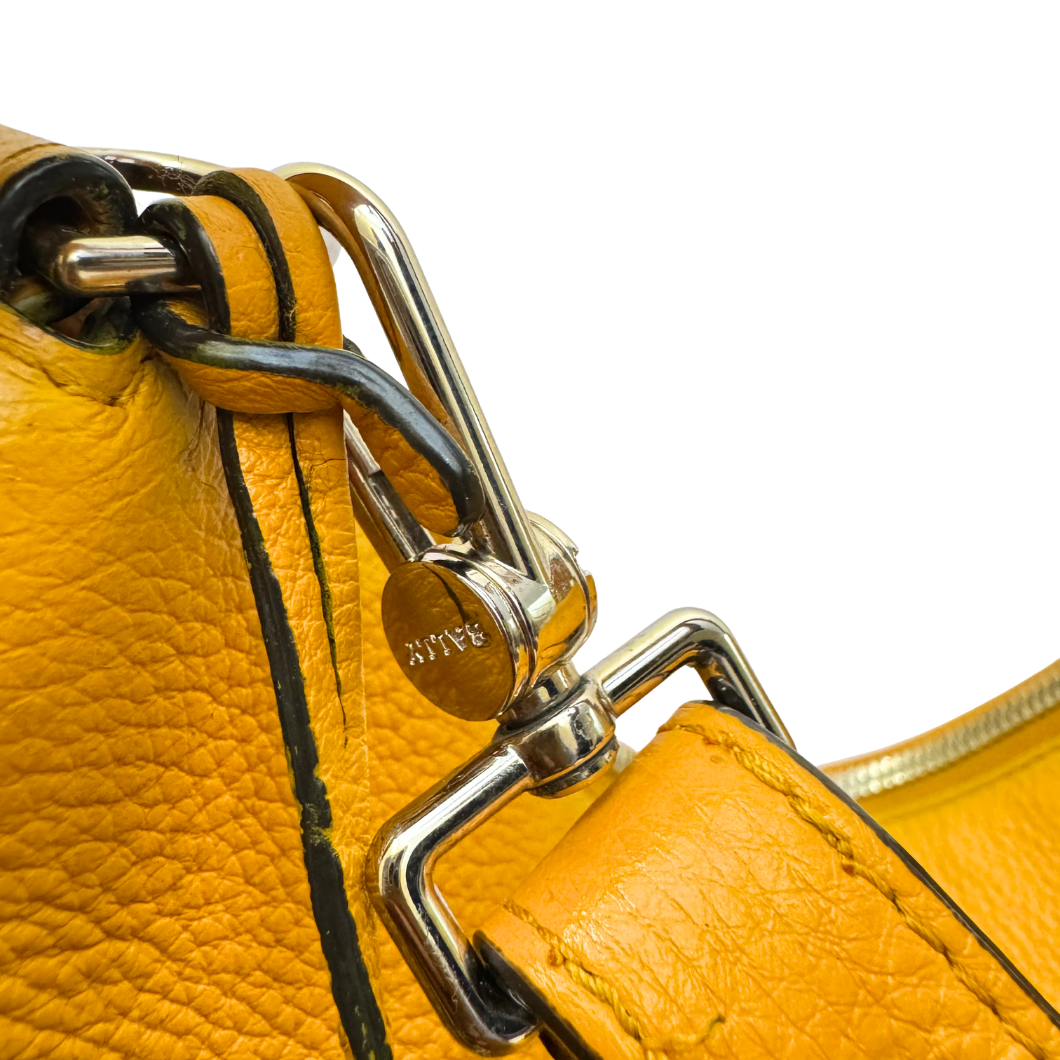 Bally Hobo Bag in Yellow Leather