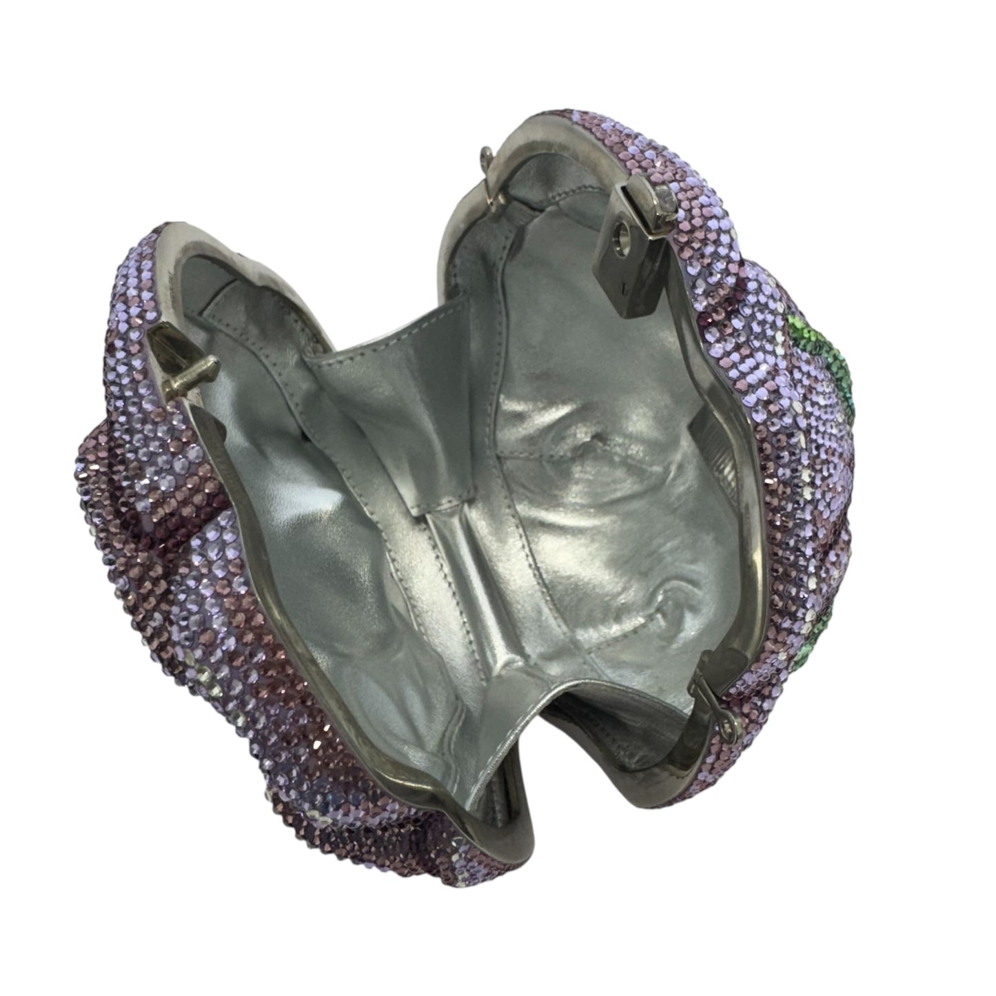 Judith Leiber Rose Melody Crystal Minaudière