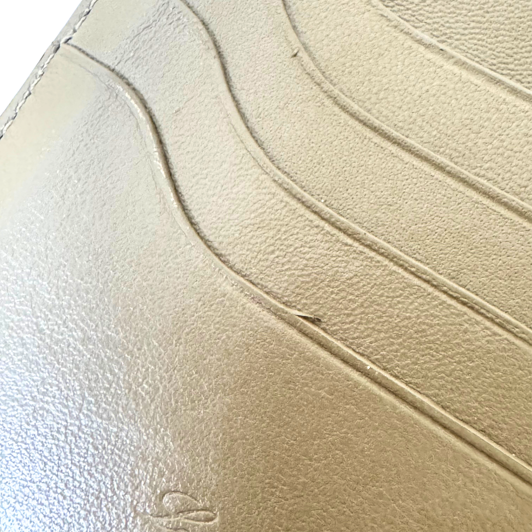 Loro Piana Bifold Wallet in Olive Green Alligator Leather