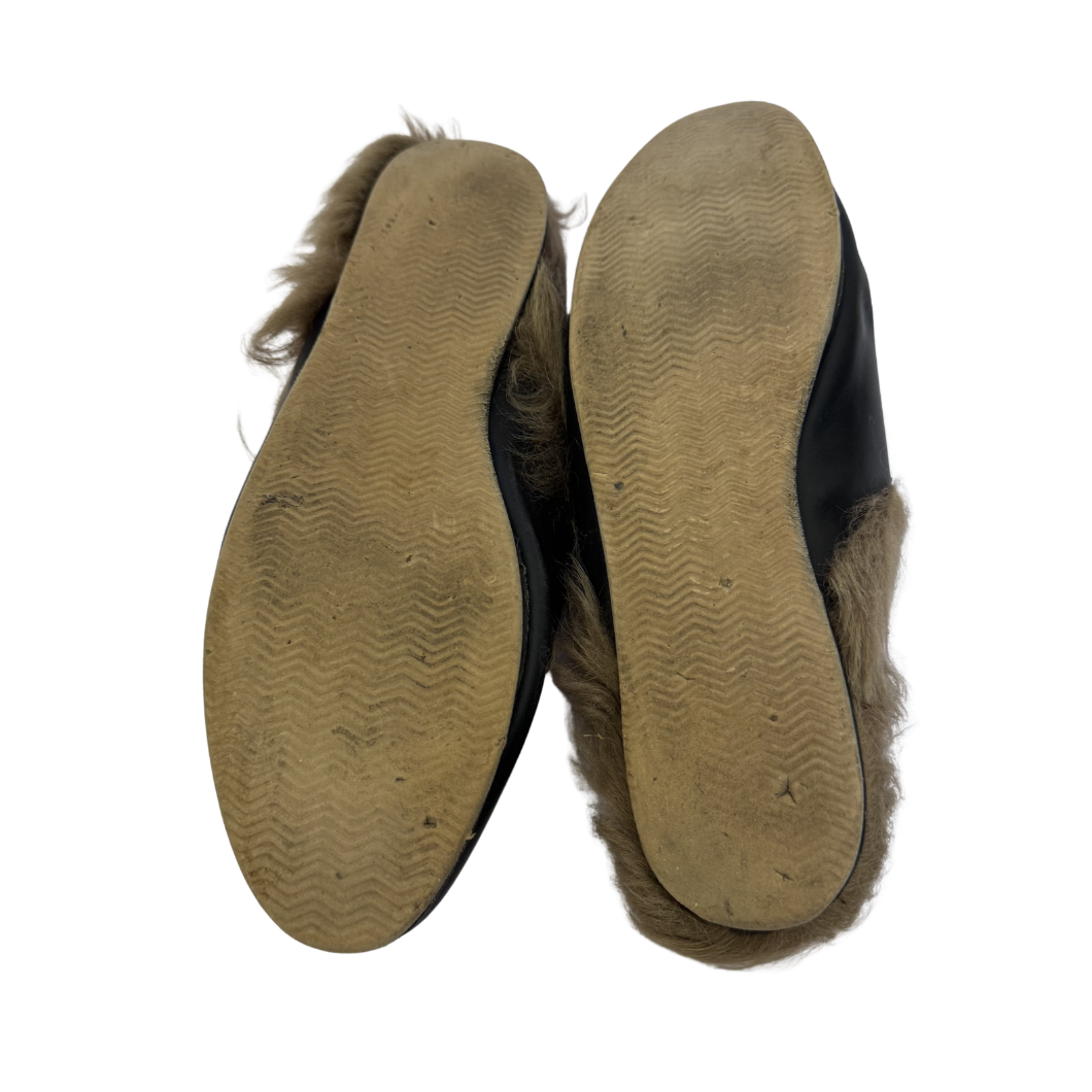 Gucci Princeton Leather Loafers, Size 39