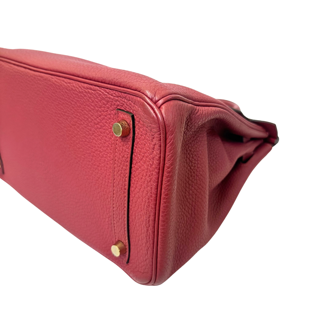 Hermès Birkin 30 in Rouge Grenat Togo Leather