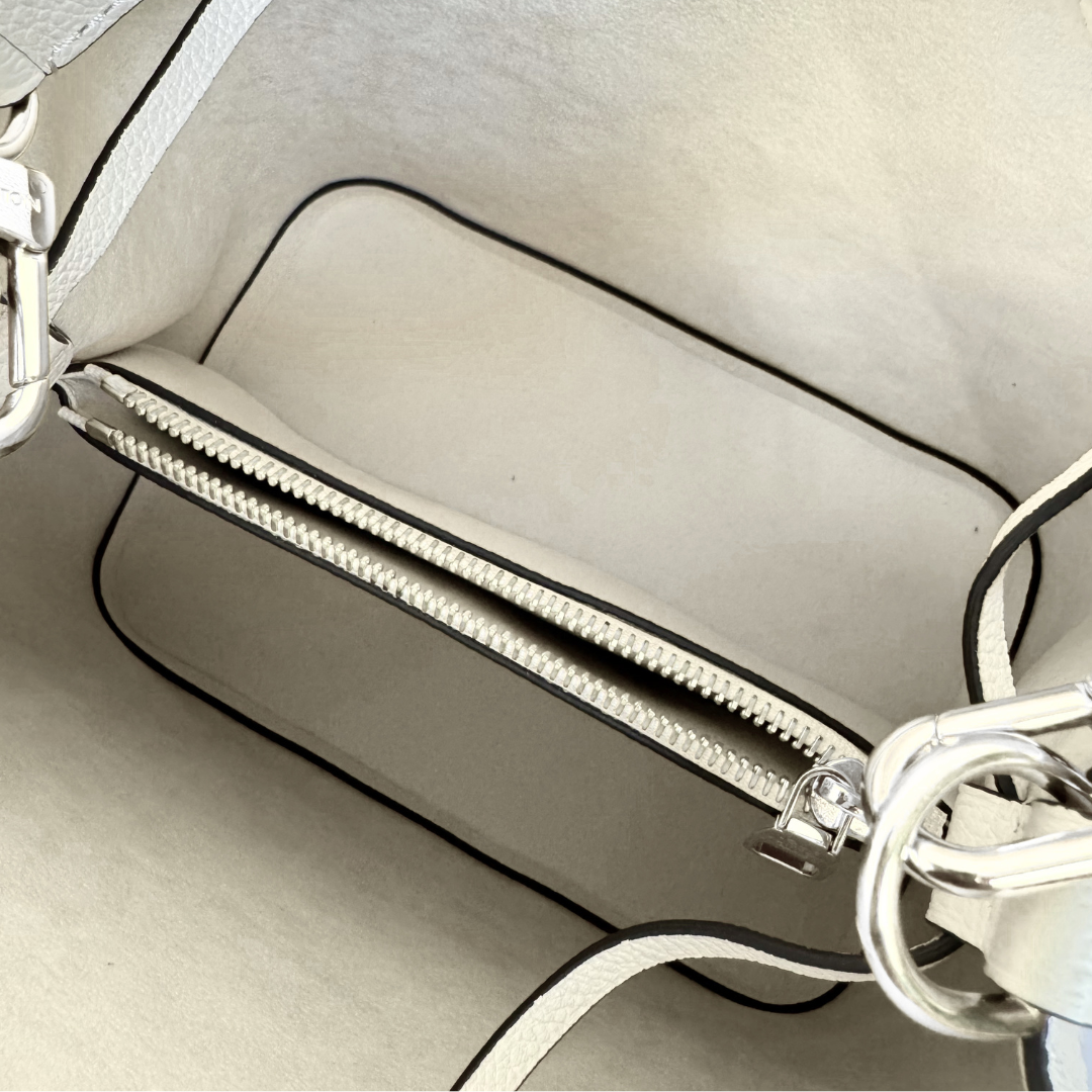Louis Vuitton NeoNoe Bucket Bag in Crème Empreinte Leather