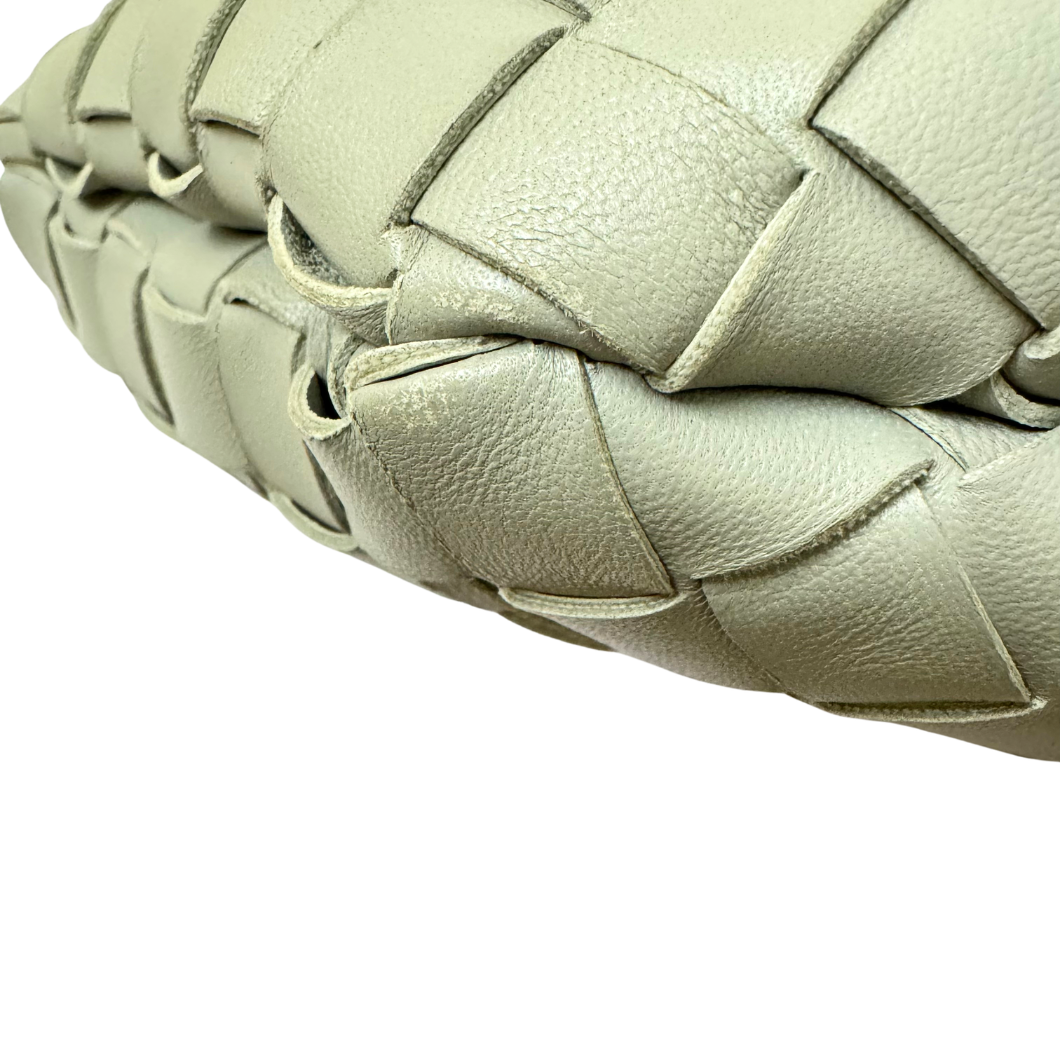 Bottega Veneta Medium Sardine Top Handle Bag in Sage Grey