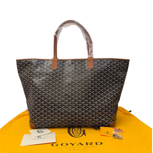 Goyard Artois GM Tote in Black & Brown
