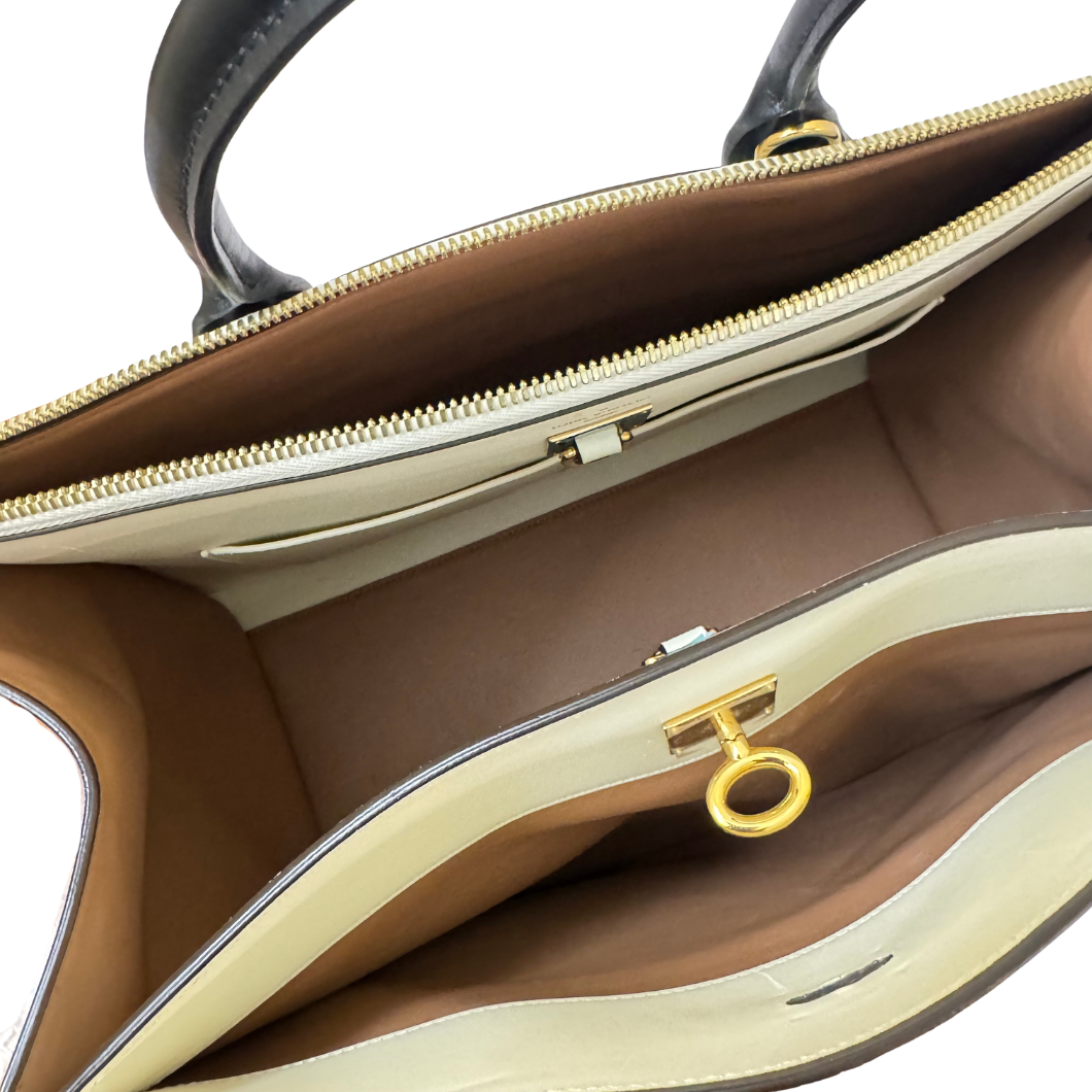 Louis Vuitton City Steamer in Tan & Cream