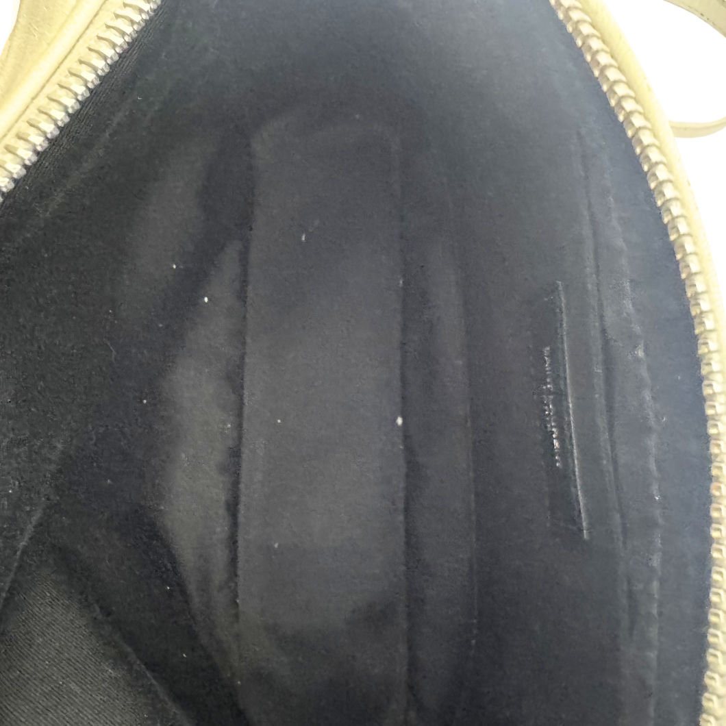 Saint Laurent Lou Camera Bag in White Leather