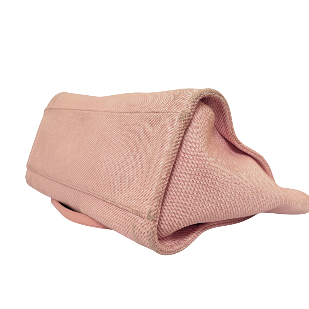 Chanel Deauville Large Tote in Peach Canvas