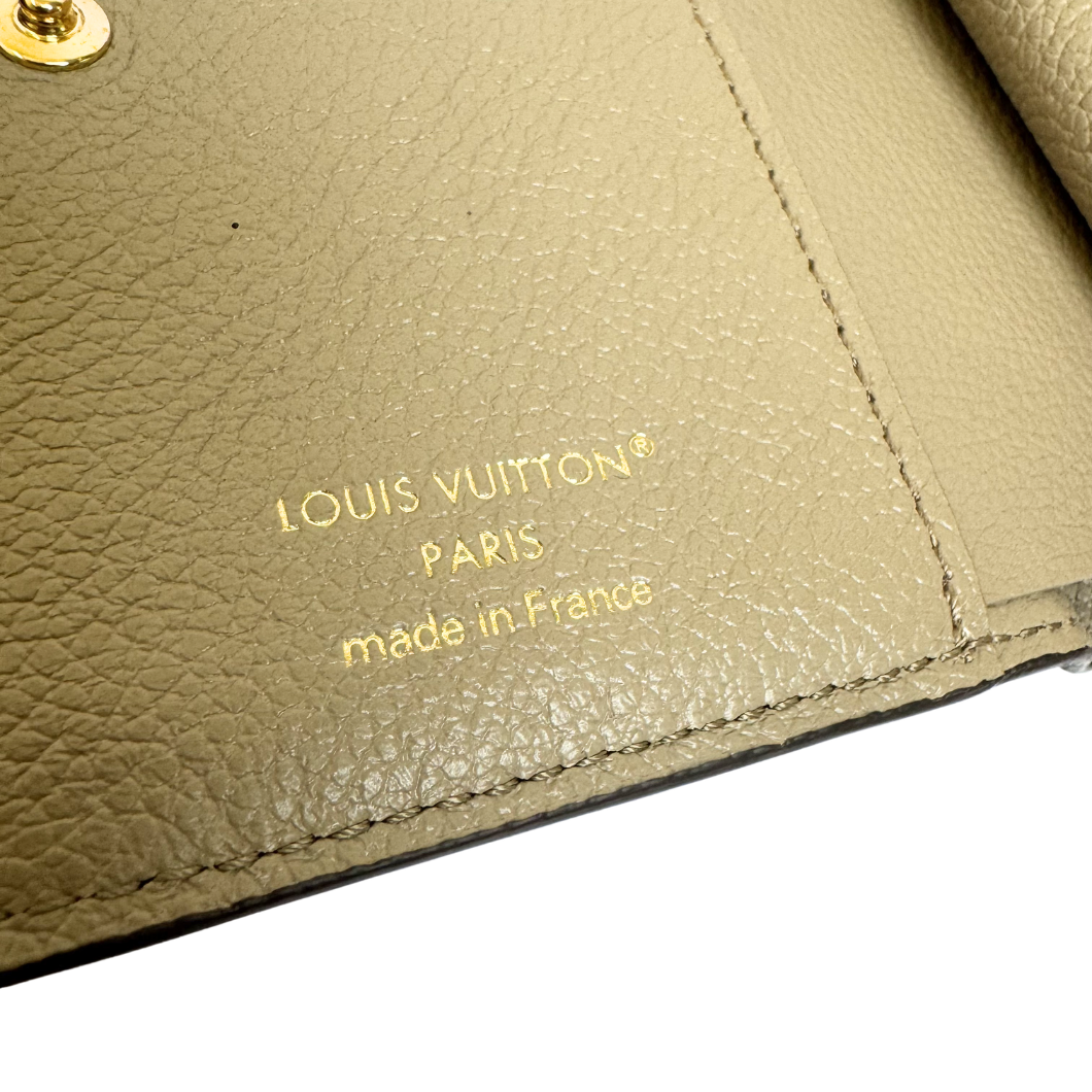 Louis Vuitton Cléa Wallet in Bicolour Monogram Empreinte Leather