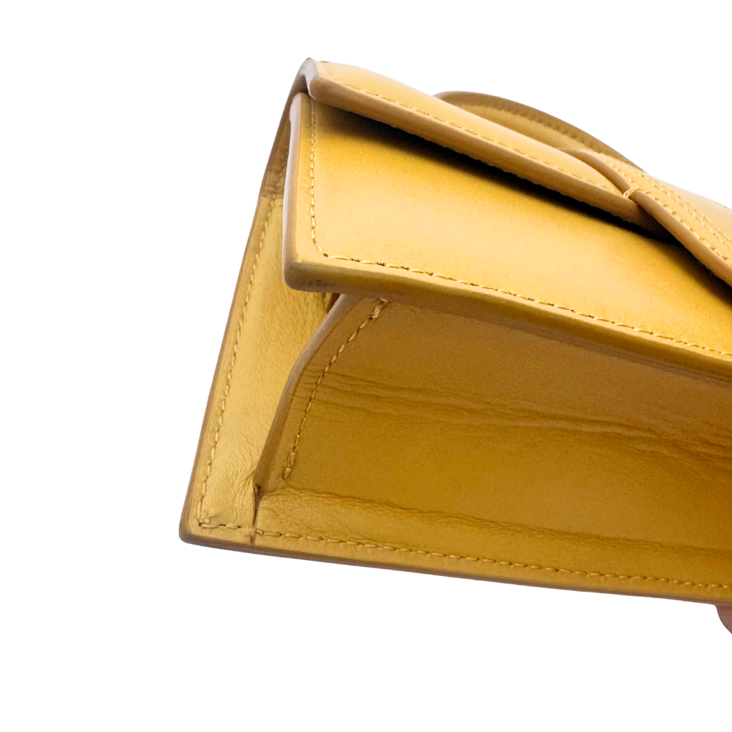 Jacquemus Le Bambino Bag in Mustard Leather