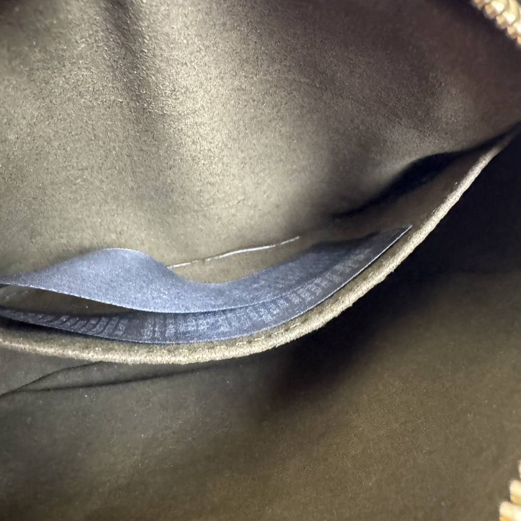 Stella McCartney Eco Soft Logo Camera Bag in Olive Green