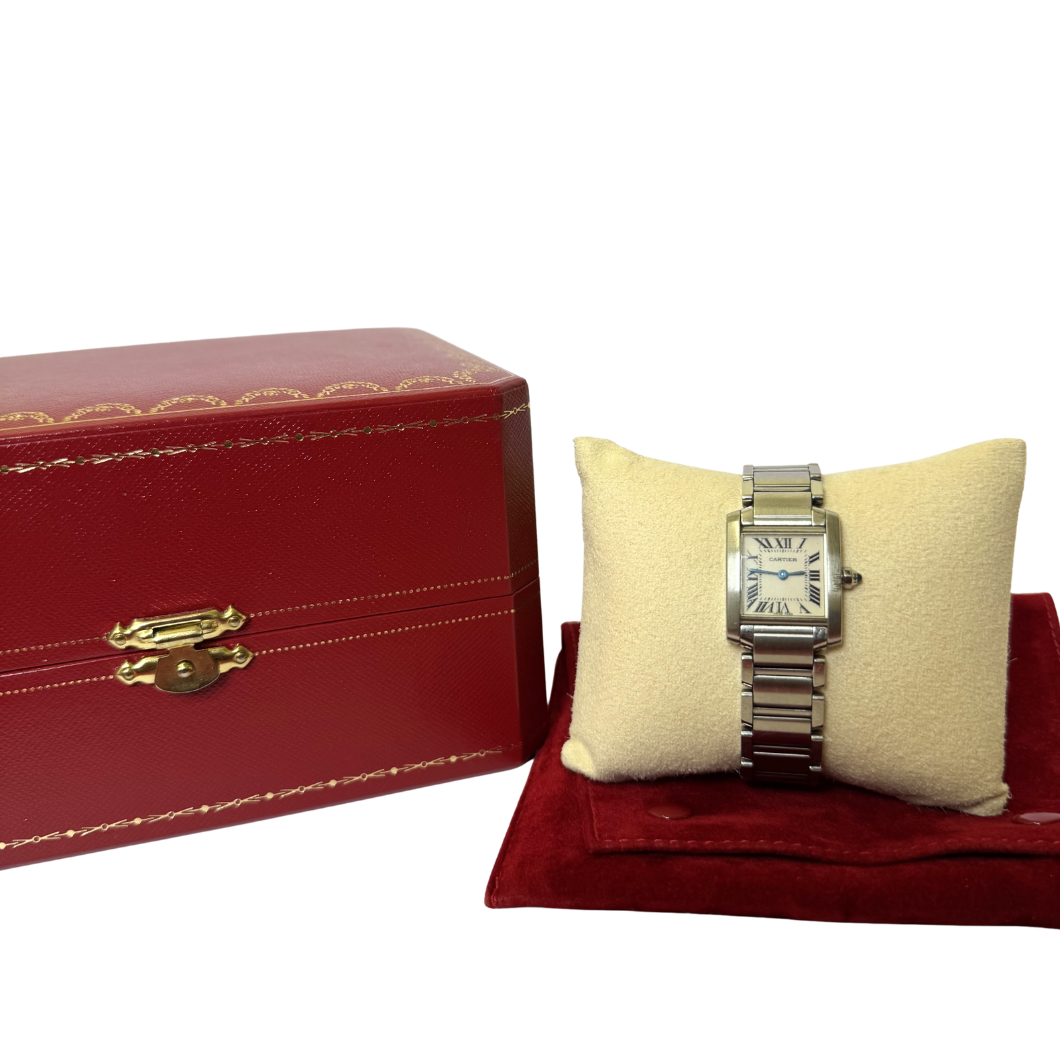 Cartier Tank Française Women's Watch in Stainless Steel