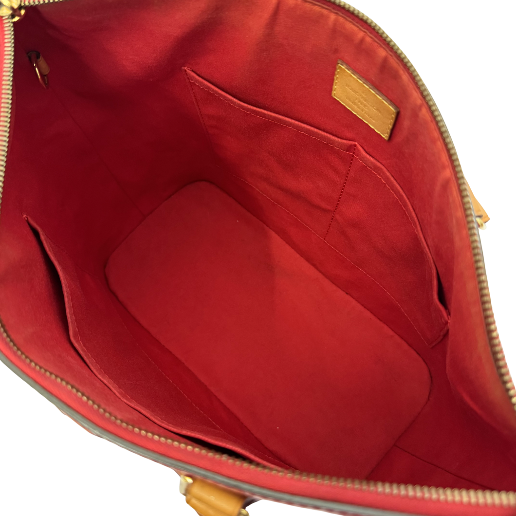 Louis Vuitton Brea MM in Pomme d'Amour Patent Leather