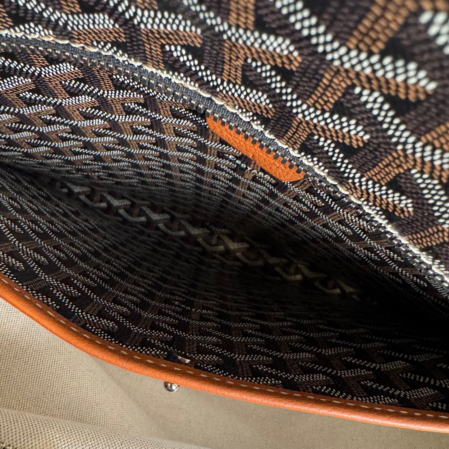 Goyard Artois GM Tote in Black & Brown