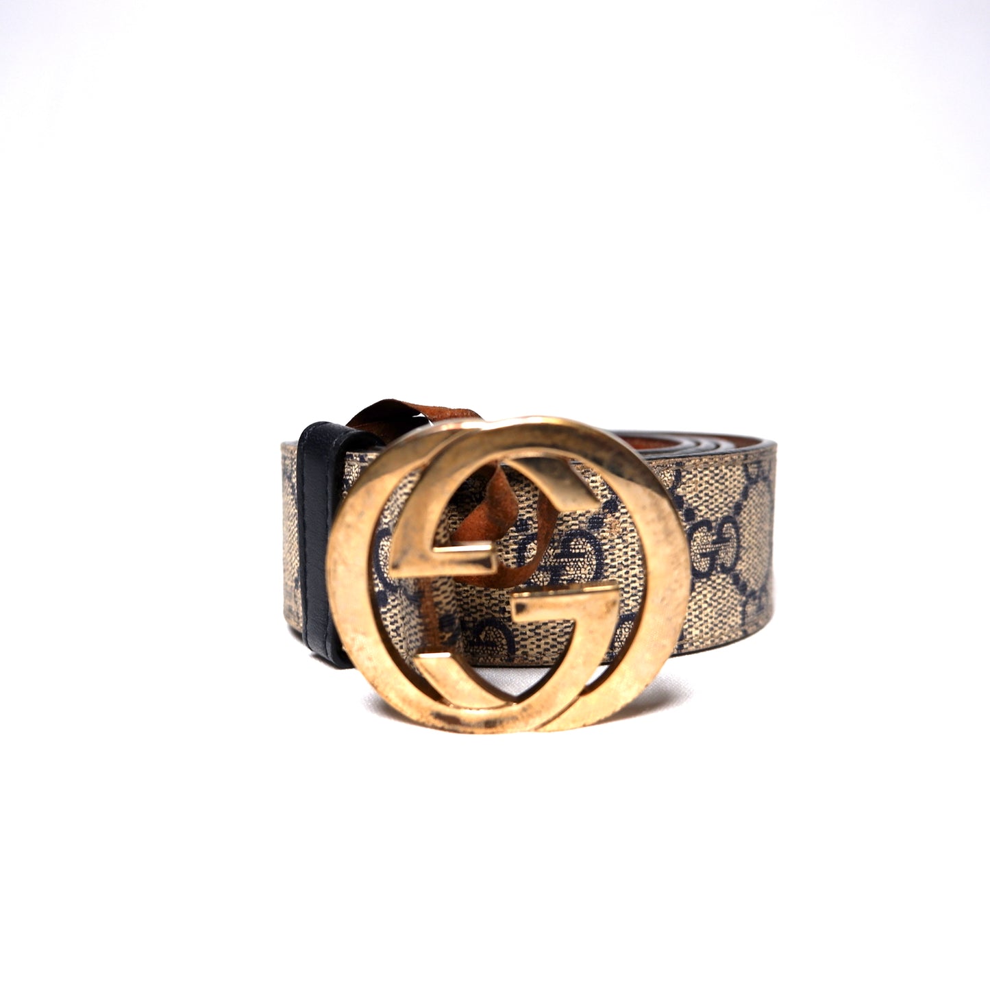 Gucci GG Monogram Canvas Belt - Size 95