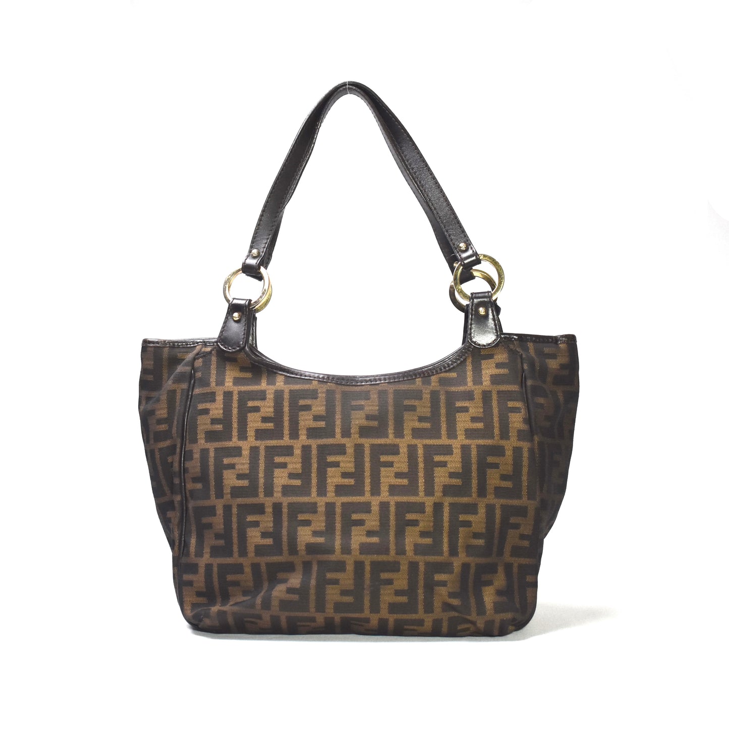 Fendi FF Monogram Zucca Hobo Bag