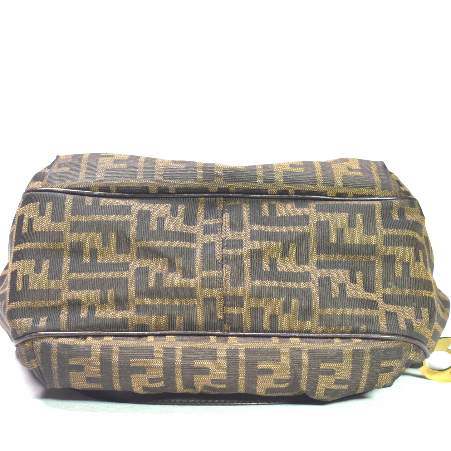 Fendi FF Monogram Zucca Hobo Bag
