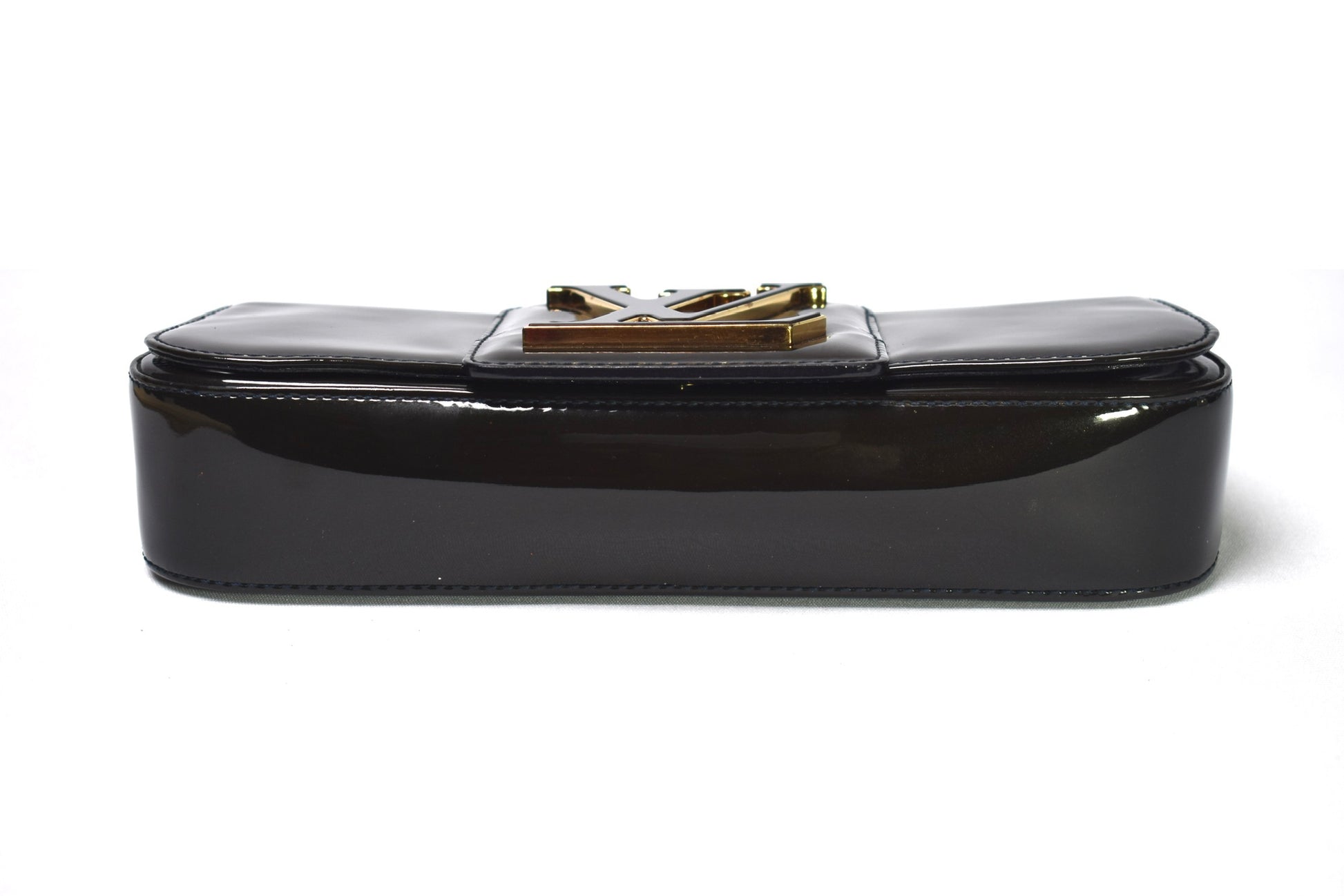 Louis Vuitton - Authenticated SOBE Clutch Bag - Patent Leather Black Plain For Woman, Very Good condition