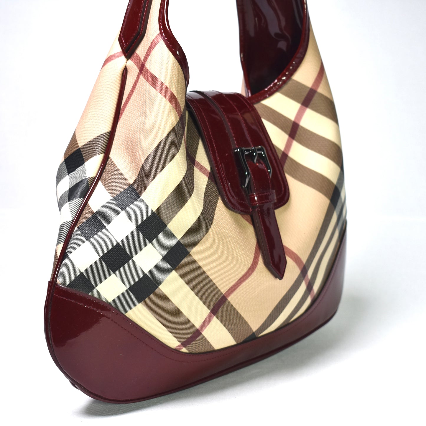 Burberry Brooke Nova Check Hobo Bag