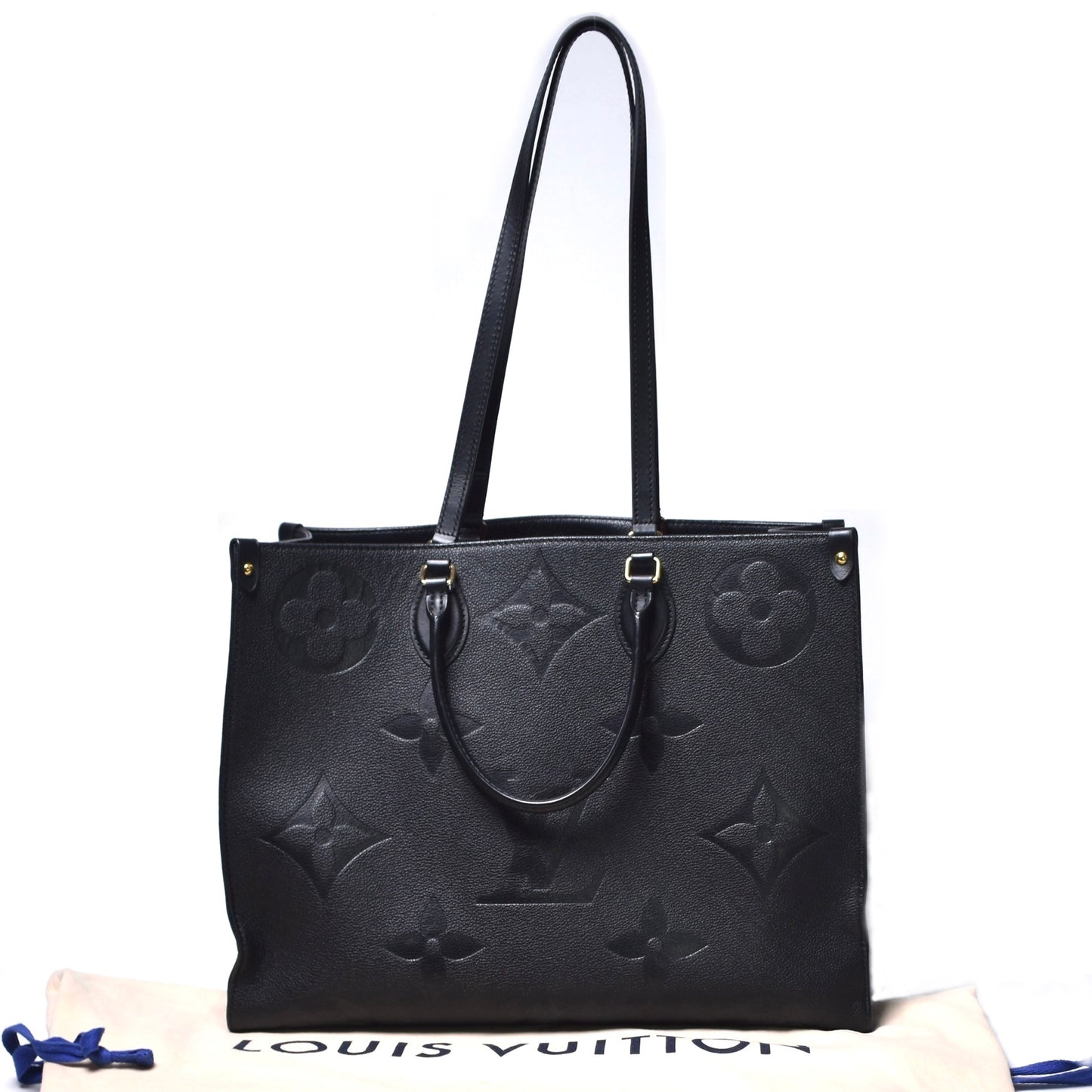 Louis Vuitton OnTheGo GM Black Empreinte Leather Tote