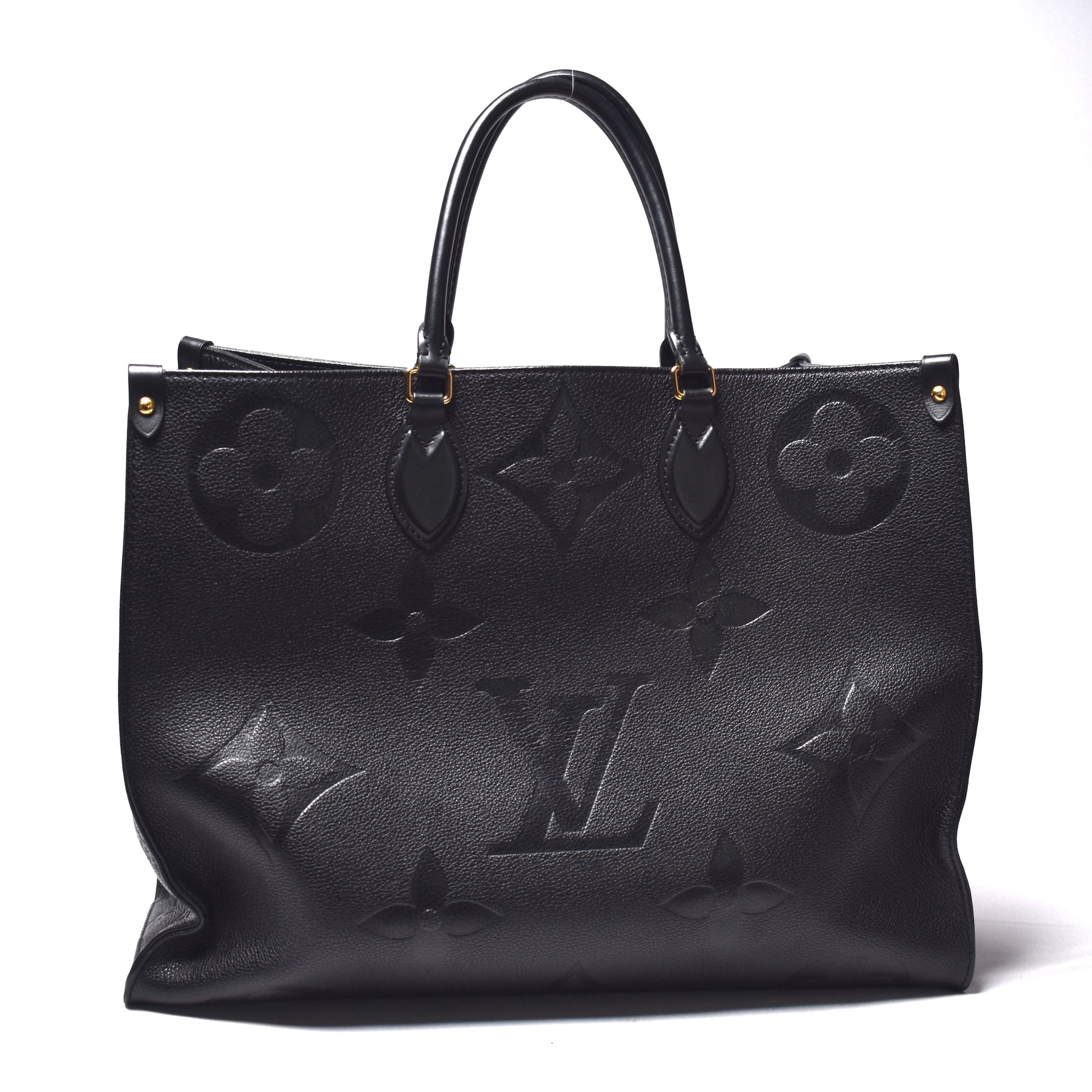 Louis Vuitton Onthego Giant Monogram Empreinte Leather Tote Shoulder Bag