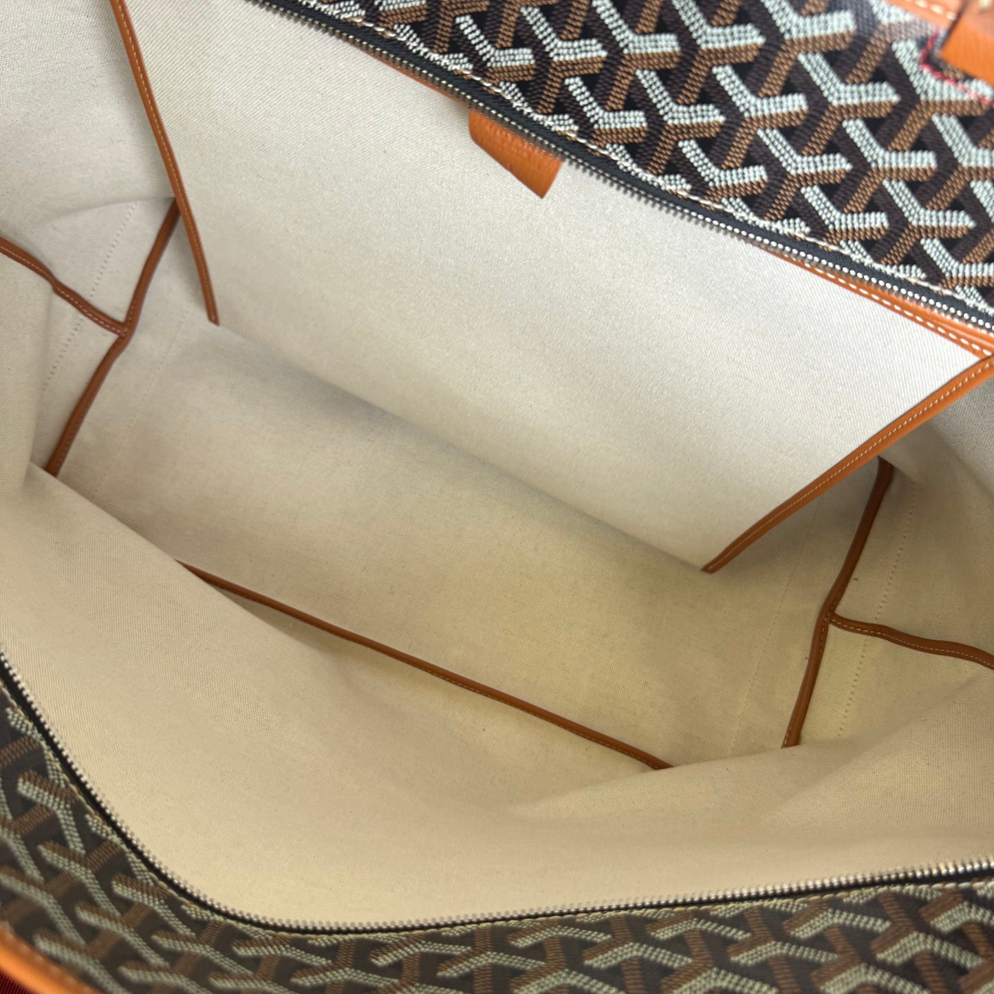 Goyard Artois GM Tote in Black & Brown