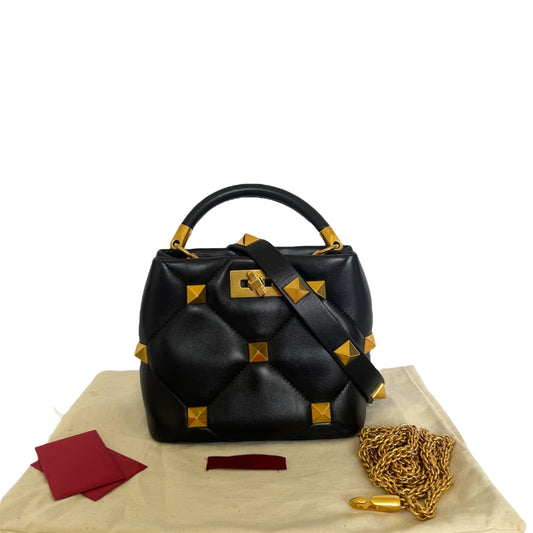 Valentino Roman Stud Top Handle Bag