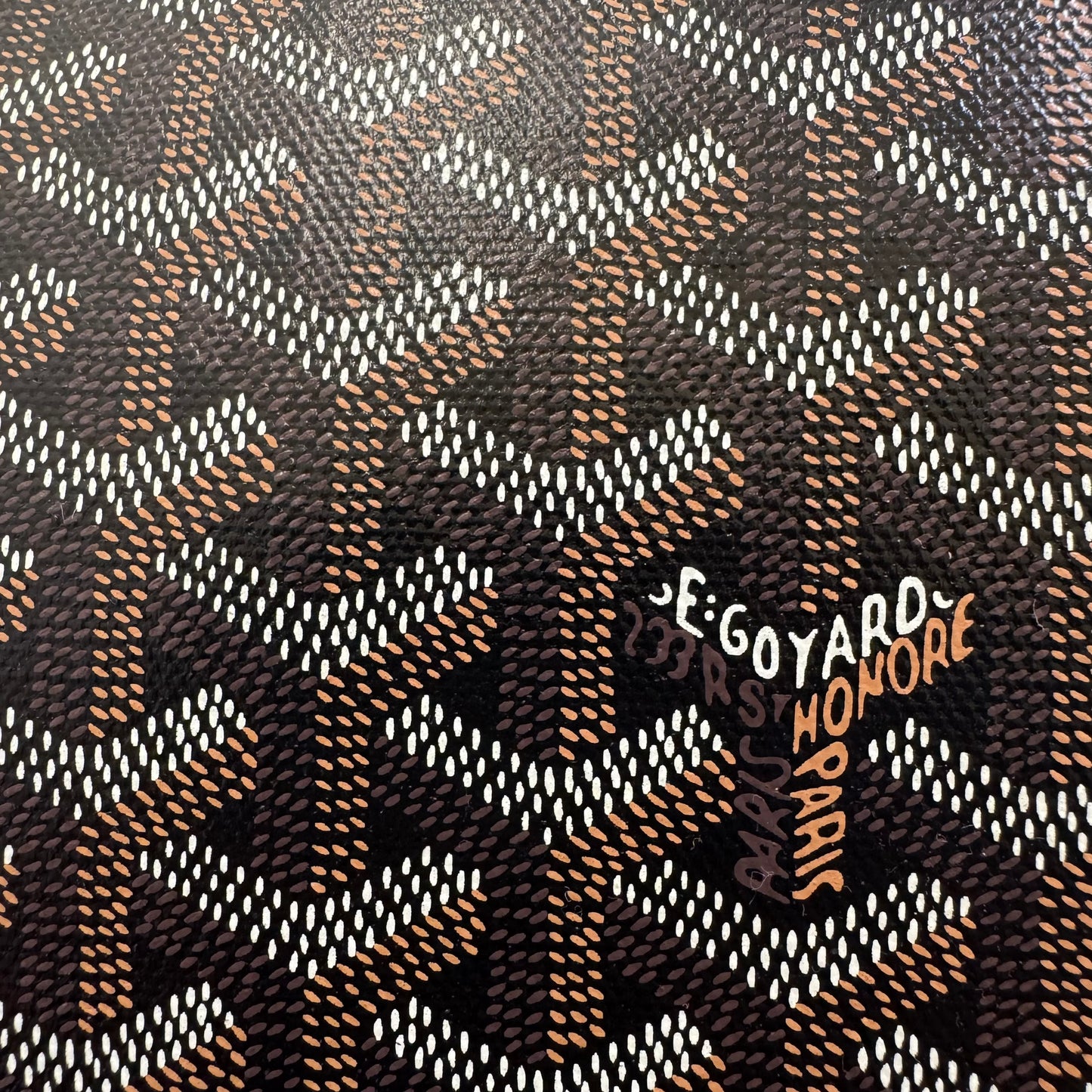 Goyard Artois GM Tote in Black & Brown