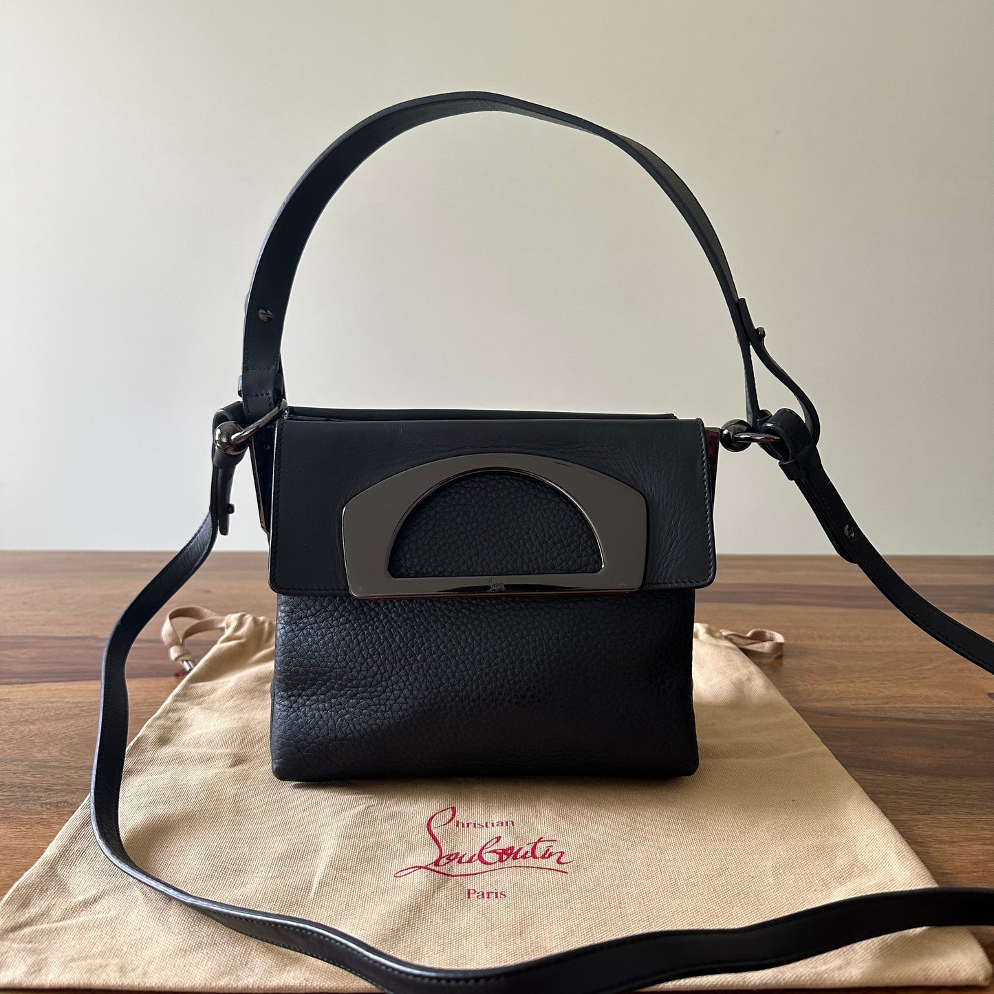 Christian Louboutin Textured Leather Passage Bag