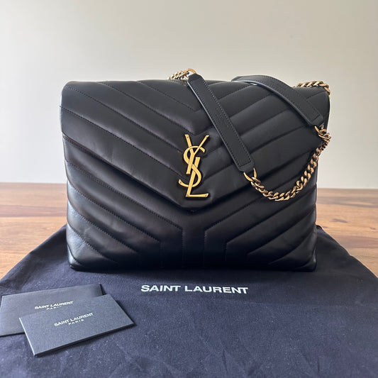 Saint Laurent Medium Monogram Matelasse LouLou Bag