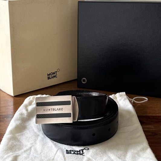 Mont Blanc Leather Belt Kit - Size 40