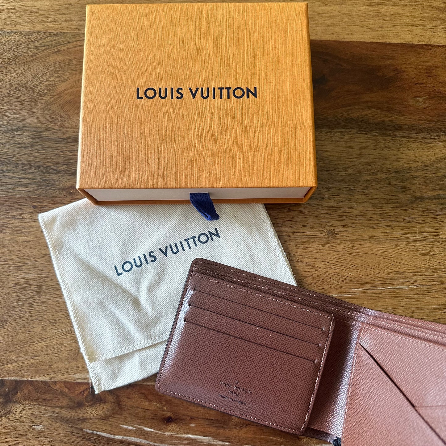 Louis Vuitton Monogram Multiple Wallet Brown