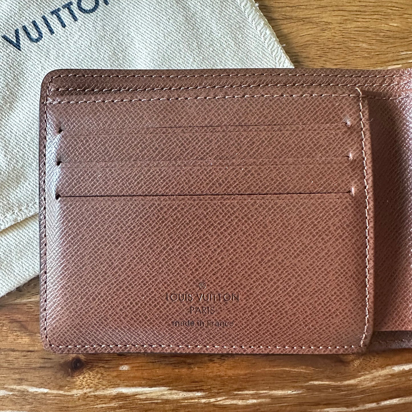 Louis Vuitton Monogram Multiple Wallet Brown