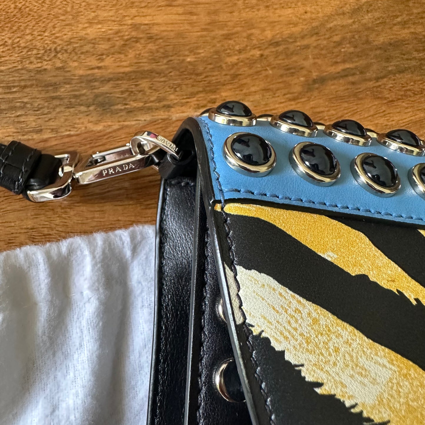 Prada Elektra Leather Crossbody Bag